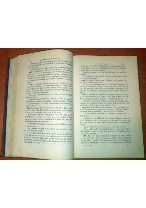 CODICE DI COMMERCIO MARINA MERCANTILE PROCEDUTA CIVILE REGNO D ITALIA …