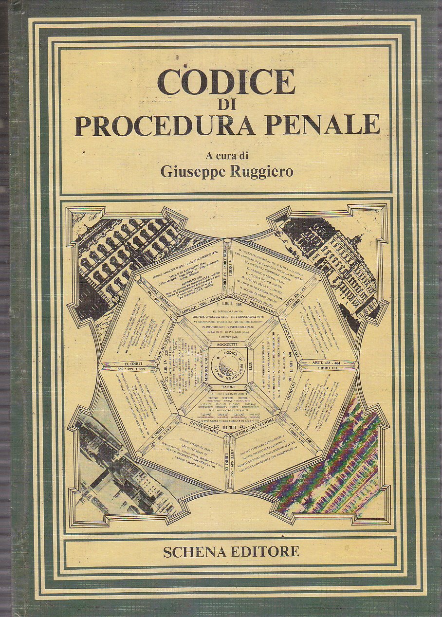 Codice Di Procedura Penale a Cura di Giuseppe Ruggiero 1990 …