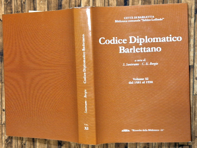 CODICE DIPLOMATICO BARLETTANO Volume XI dal 1581 al 1590 Santeramo … | Immagine Gallery 2
