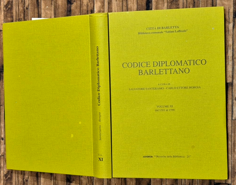 CODICE DIPLOMATICO BARLETTANO Volume XI dal 1581 al 1590 Santeramo … | Immagine Gallery 3