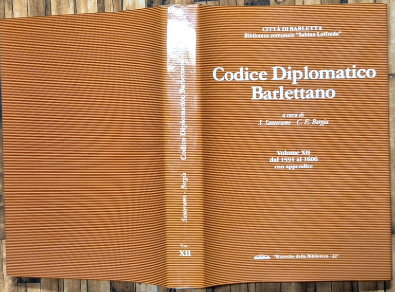 CODICE DIPLOMATICO BARLETTANO Volume XII dal 1591 al 1606 con … | Immagine Gallery 2
