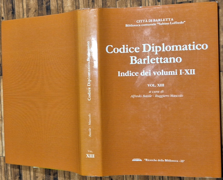 CODICE DIPLOMATICO BARLETTANO Volume XIII Indice I XII 1994 Libro … | Immagine Gallery 2