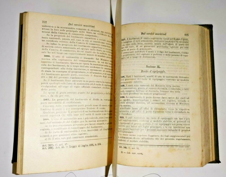 CODICE E REGOLAMENTO PER LA MARINA MERCANTILE di Carlo Bruno …