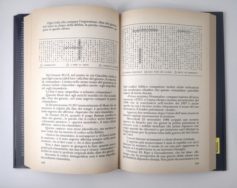 CODICE GENESI di Michael Drosnin 1997 Rizzoli I edizione Bibbia …