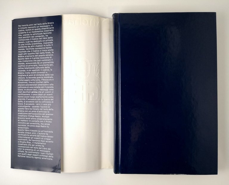 CODICE GENESI di Michael Drosnin 1997 Rizzoli I edizione Bibbia …