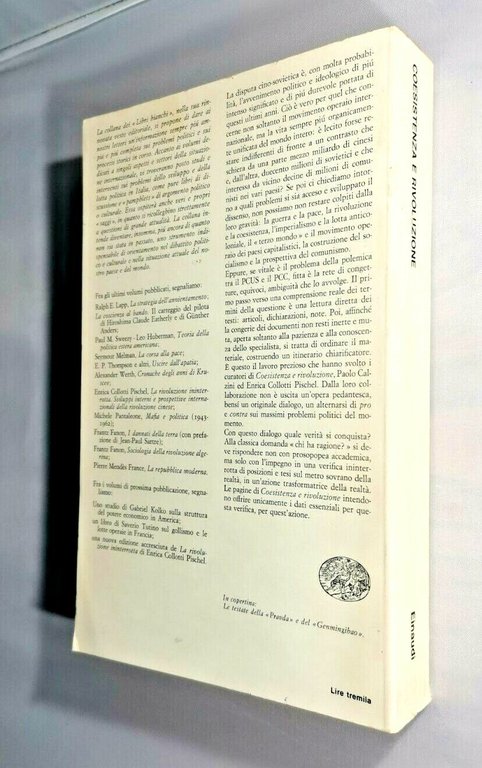 COESISTENZA RIVOLUZIONE documenti della disputa Cino Sovietica 1964 Einaudi Libr