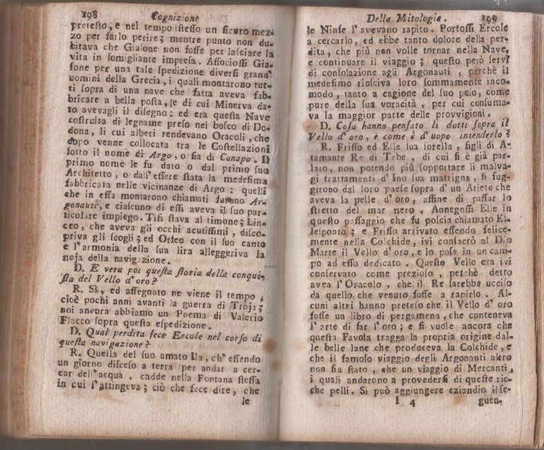 COGNIZIONE DELLA MITOLOGIA Per via di dialogo 1810 Napoli Libro … | Immagine Gallery 4