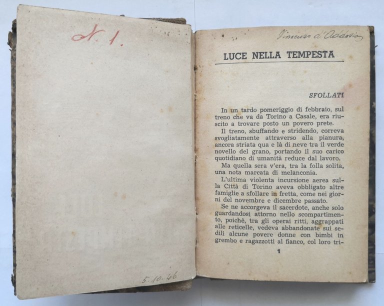 COLLANA LUX Elledici 8 libri rilegati insieme anni '40 Angrisani …