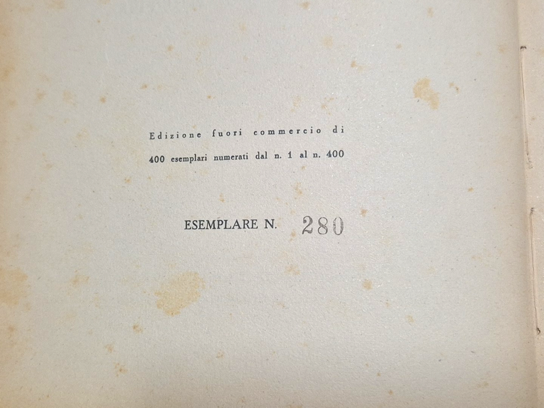 COLLEZIONE OTTAVIANO VENIER di Coletti e Spini 1954 Libro edizione …