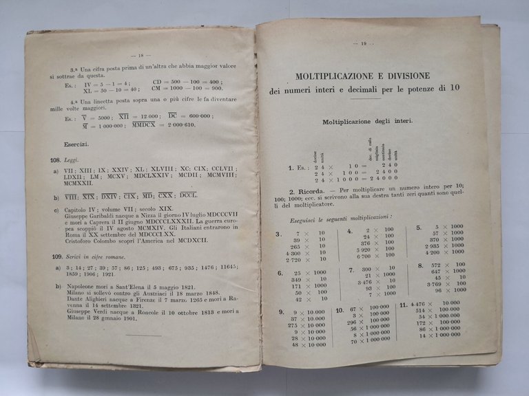 COLLEZIONE SCOLASTICA MONDADORI classe quarta 1925 Mondadori