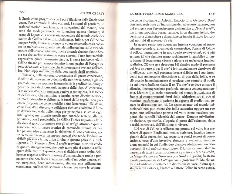 COLLOQUI CON IL PROFESSOR Y di Louis Ferdinand Celine 1971 …