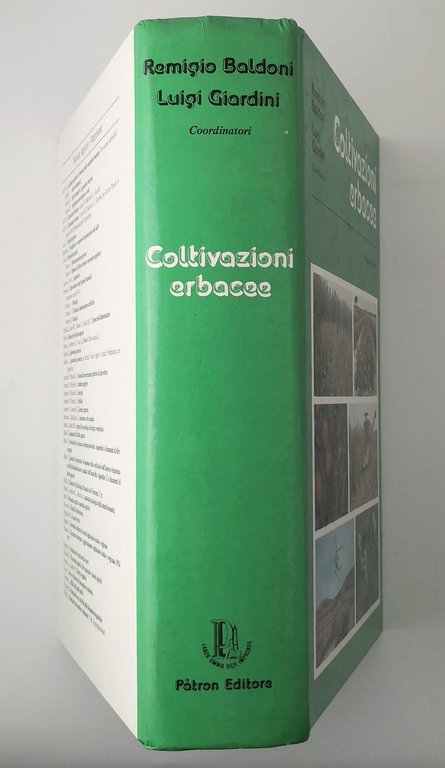 COLTIVAZIONI ERBACEE di Remigio Baldoni e Giardini 1986 Patron Libro …