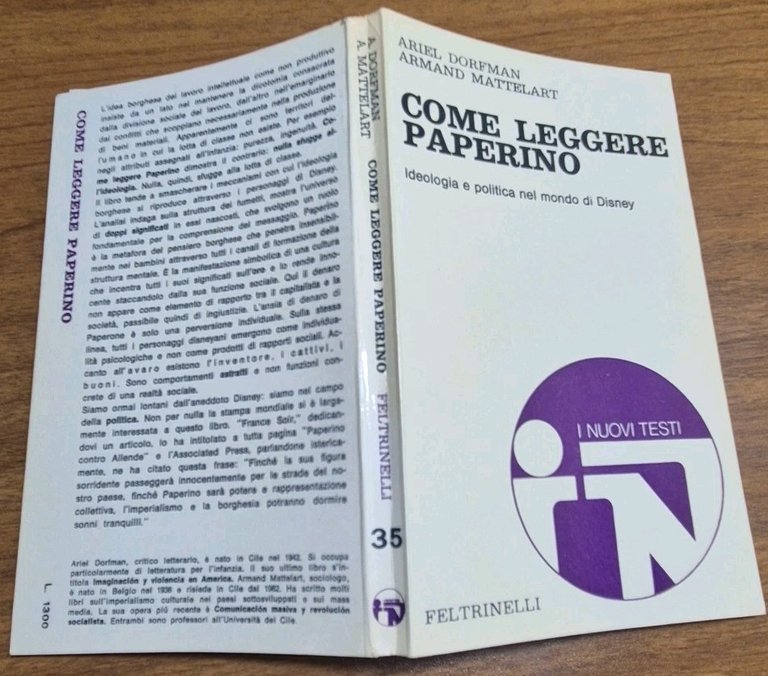 COME LEGGERE PAPERINO di Dorfman e Mattelart 1972 Feltrinelli Libro …
