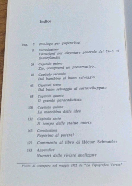 COME LEGGERE PAPERINO di Dorfman e Mattelart 1972 Feltrinelli Libro …
