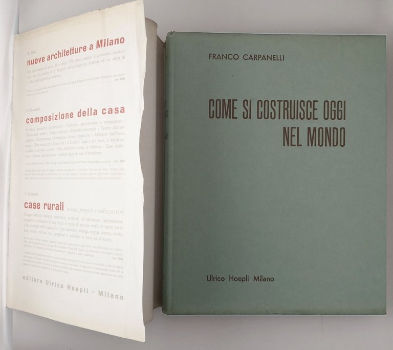 COME SI COSTRUISCE OGGI NEL MONDO di Franco Carpanelli 1956 …