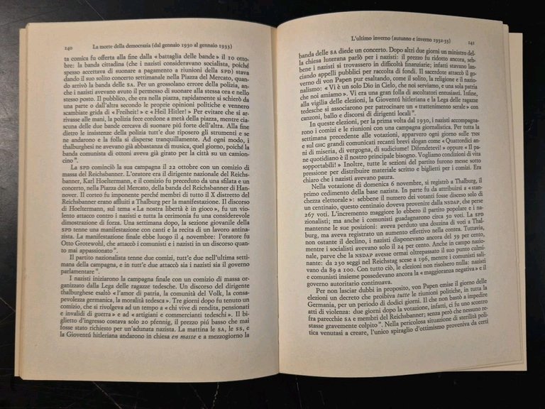 COME SI DIVENTA NAZISTI di William Sheridan Allen 1968 Einaudi …