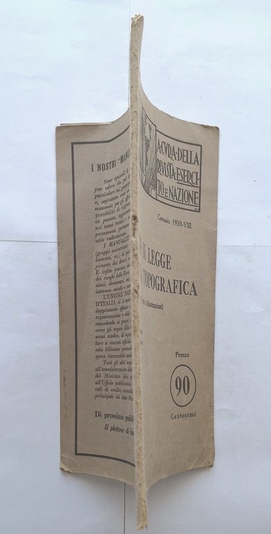 COME SI LEGGE LA CARTA TOPOGRAFICA di Federico Romero 1930 …