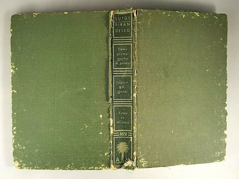 COME TU MI VUOI di Luigi Pirandello Come prima meglio …