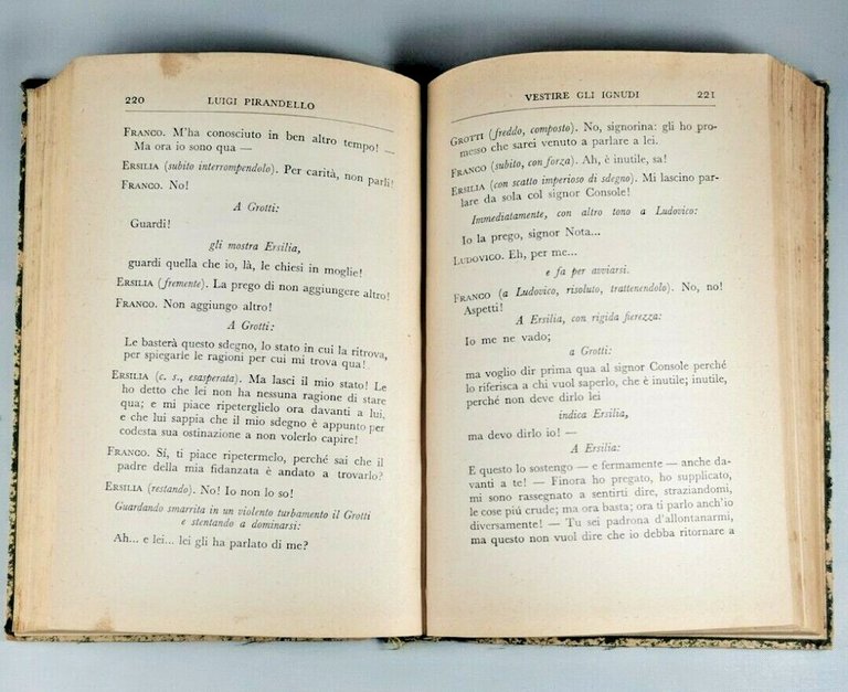 COME TU MI VUOI di Luigi Pirandello Come prima meglio …
