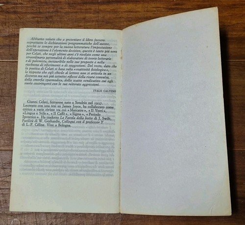 COMICHE di Gianni Celati 1971 Einaudi I edizione libro romanzo …