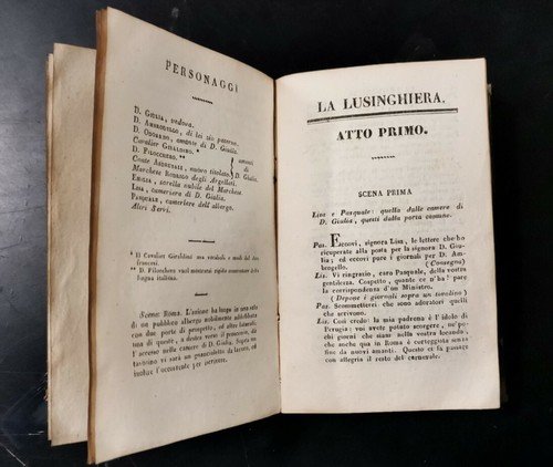 COMMEDIE DI ALBERTO NOTA accademico crusca Volumi V e VI …