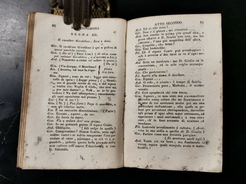 COMMEDIE DI ALBERTO NOTA accademico crusca Volumi V e VI …