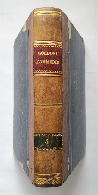 COMMEDIE di Carlo Goldoni tomo 4 bugiardo Lindoro Zelinda 1819 …