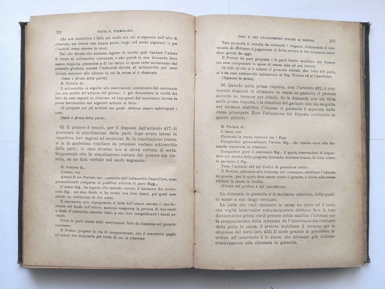COMMENTO AL CODICE DI PROCEDURA CIVILE ITALIANO Francesco Ricci volume …