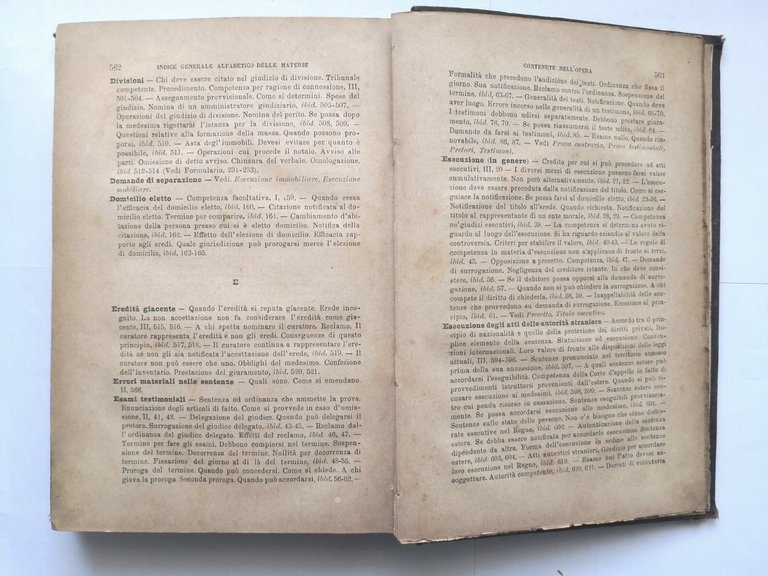 COMMENTO AL CODICE DI PROCEDURA CIVILE ITALIANO Francesco Ricci volume …