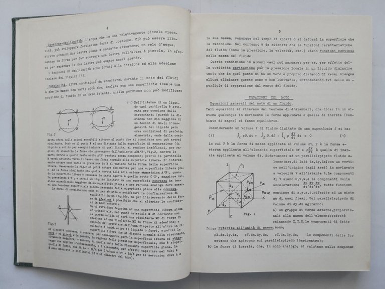 COMPENDIO DI IDRAULICA di Ettore Scimemi 1964 CEDAM libro manuale