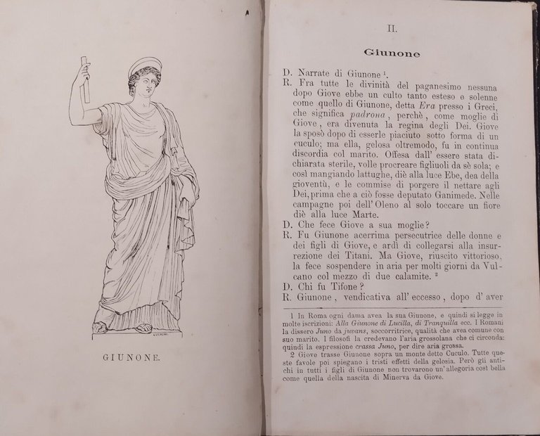 COMPENDIO DI MITOLOGIA Alfredo Morgini 1878 Morano Napoli libro antico