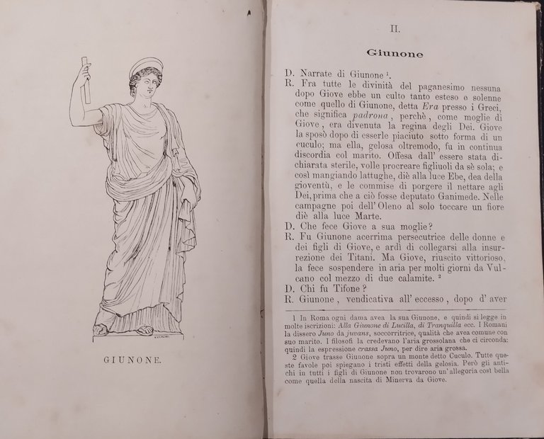 COMPENDIO DI MITOLOGIA Alfredo Morgini 1878 Morano Napoli libro antico