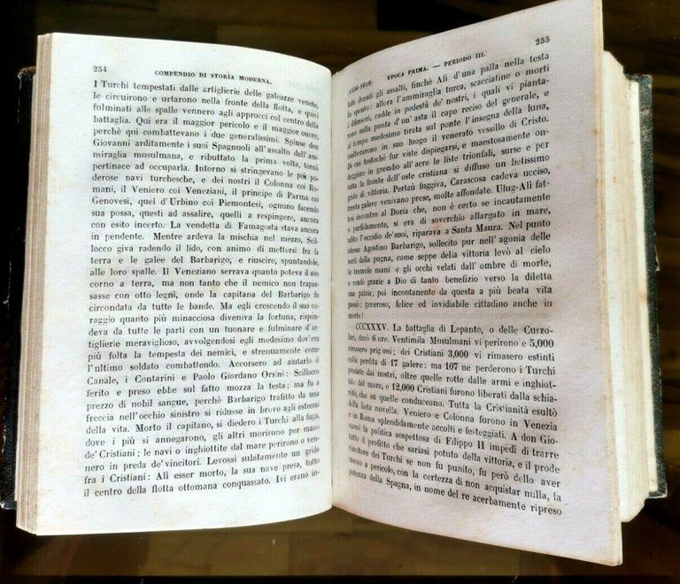 COMPENDIO DI STORIA MODERNA DAL 1454 AL 1830 libro scolastico …