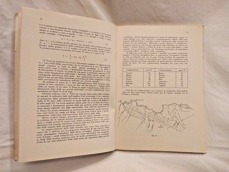 COMPENDIO PRATICO DI IDROLOGIA SOTTERRANEA M Giandotti 1956 Vitali e …