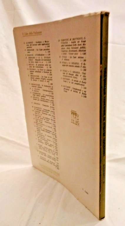 COMPENDIO PRATICO DI IDROLOGIA SOTTERRANEA M Giandotti 1956 Vitali e …