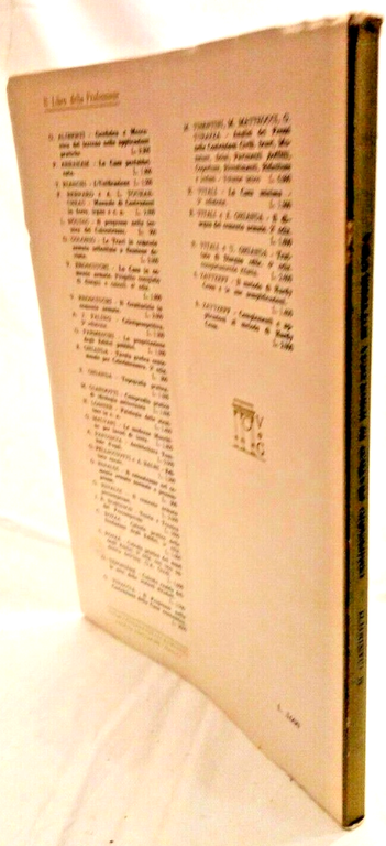 COMPENDIO PRATICO DI IDROLOGIA SOTTERRANEA M Giandotti 1956 Vitali Ghianda …