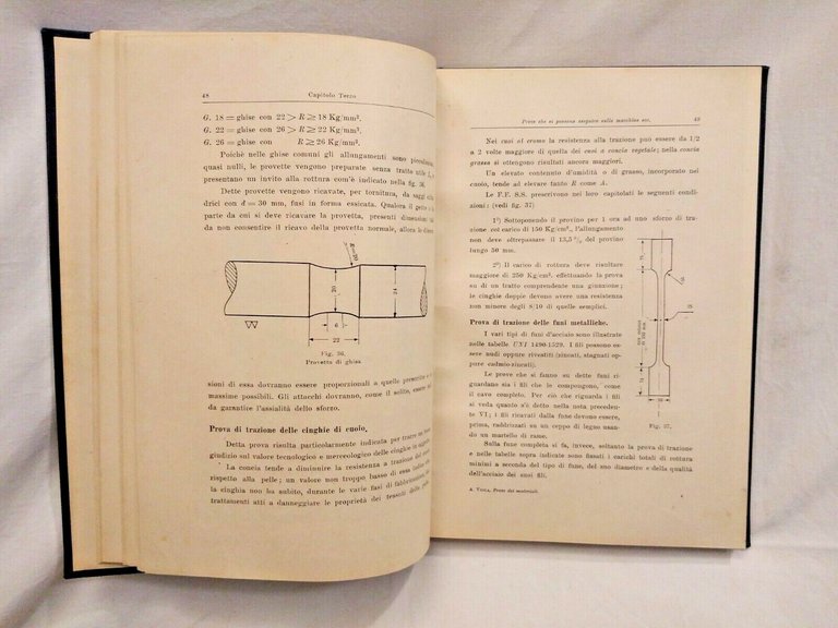 COMPLEMENTI DI TECNOLOGIA MECCANICA PROVE DEI MATERIALI Viola 1949 Cedam …