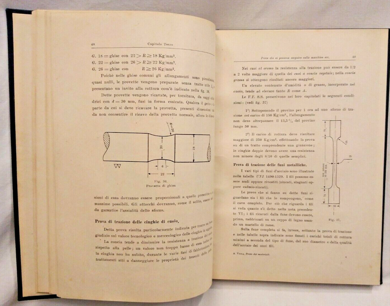 COMPLEMENTI DI TECNOLOGIA MECCANICA PROVE DEI MATERIALI Viola 1949 Cedam … | Immagine Gallery 5
