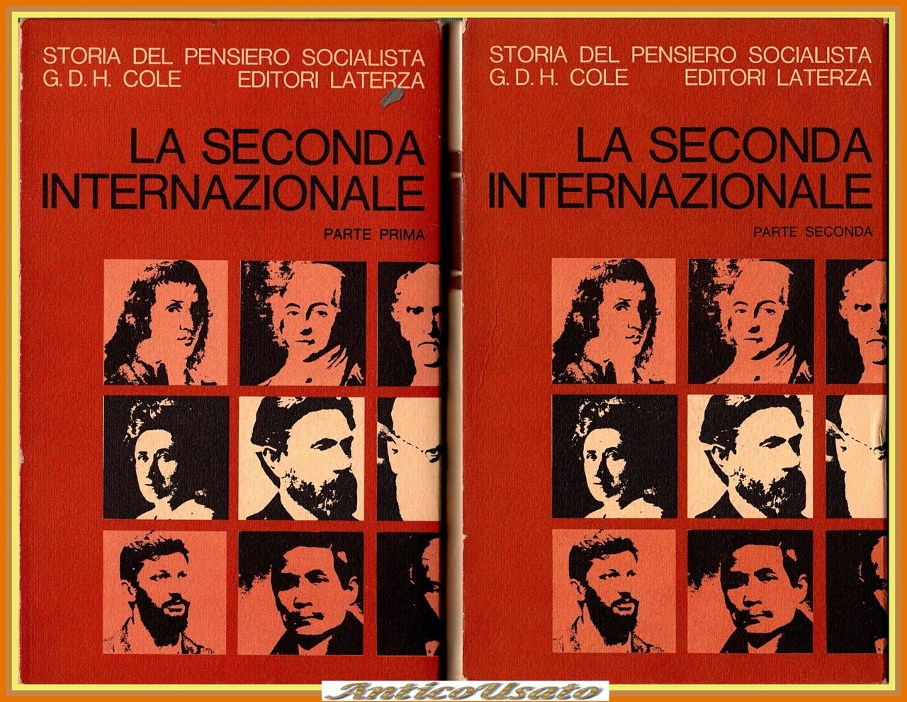 COMUNISMO E SOCIALDEMOCRAZIA 2 Volumi di Cole 1968 Laterza Libro …
