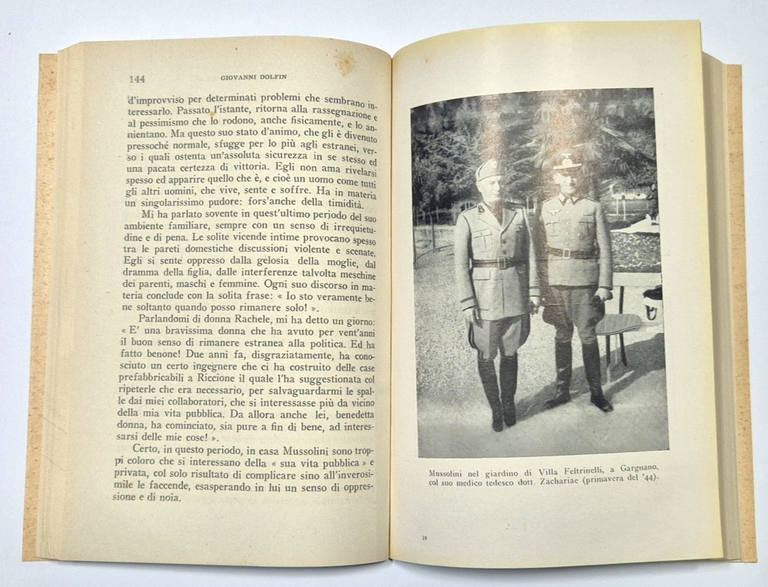 CON MUSSOLINI NELLA TRAGEDIA di Giovanni Dolfin 1949 Garzanti Libro … | Immagine Gallery 5