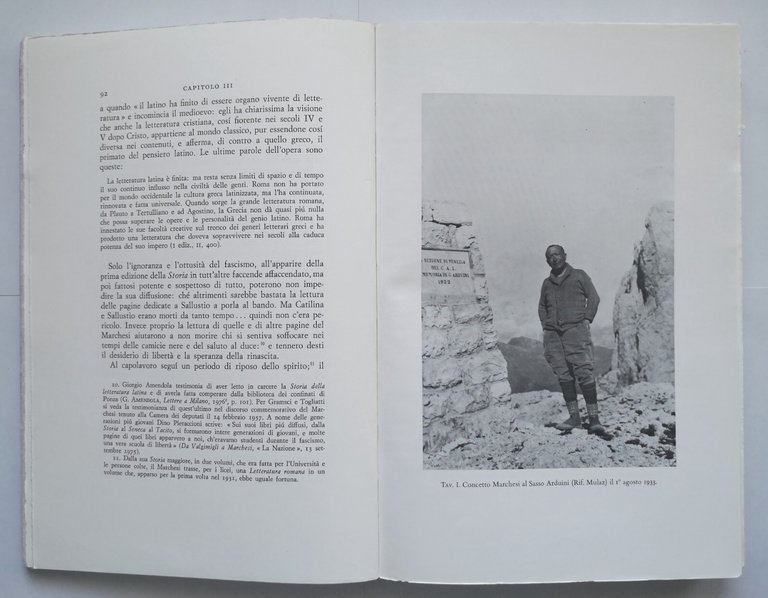 CONCETTO MARCHESI di Ezio Franceschini 1978 Antenore Libro biografia vita