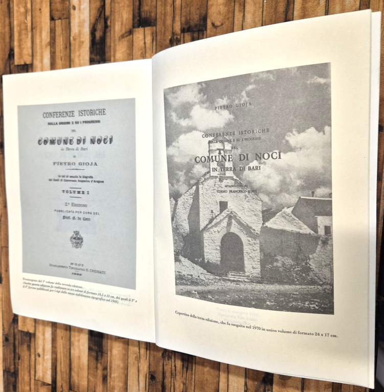 CONFERENZE ISTORICHE SULLA ORIGINE SUI PROGRESSI DEL COMUNE DI NOCI …