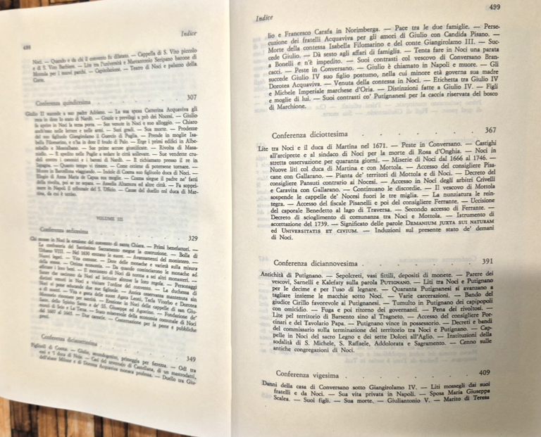 CONFERENZE ISTORICHE SULLA ORIGINE SUI PROGRESSI DEL COMUNE DI NOCI …