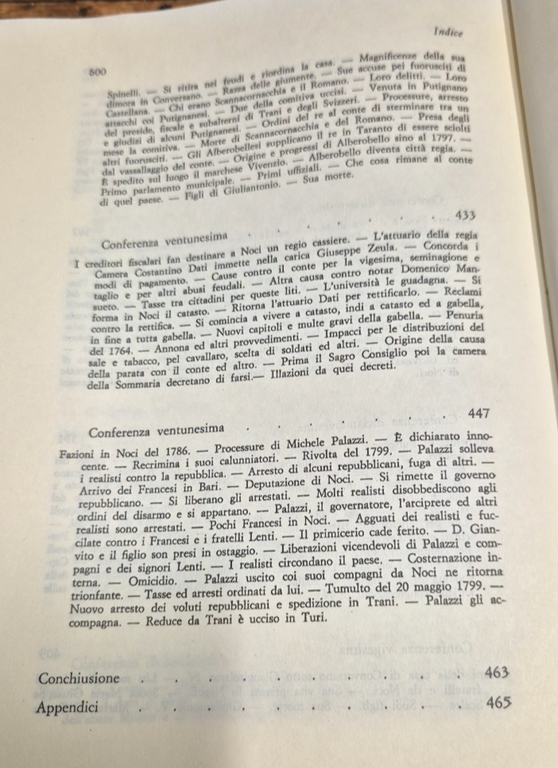 CONFERENZE ISTORICHE SULLA ORIGINE SUI PROGRESSI DEL COMUNE DI NOCI …