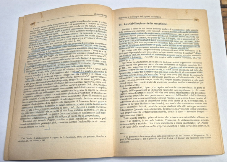 CONGETTURE E CONFUTAZIONI DI POPPER IL DIBATTITO EPISTEMOLOGICO 1988 Libro | Immagine Gallery 4
