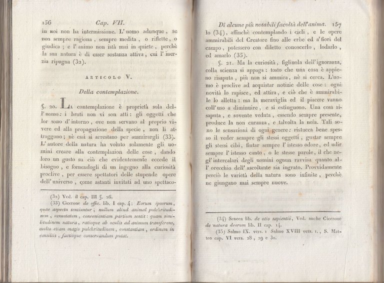 CONSIDERAZIONI SU LA NATURA DELL'UOMO di Francesco Magliano 1824 libro …