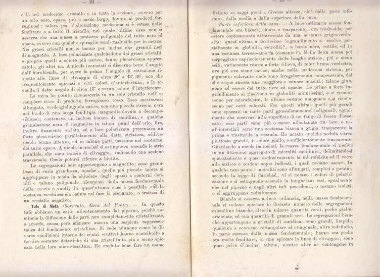 CONSIDERAZIONI SULLA GENESI DEL PIPERNO di Luigi Dell'Erba 1892 petrografia …