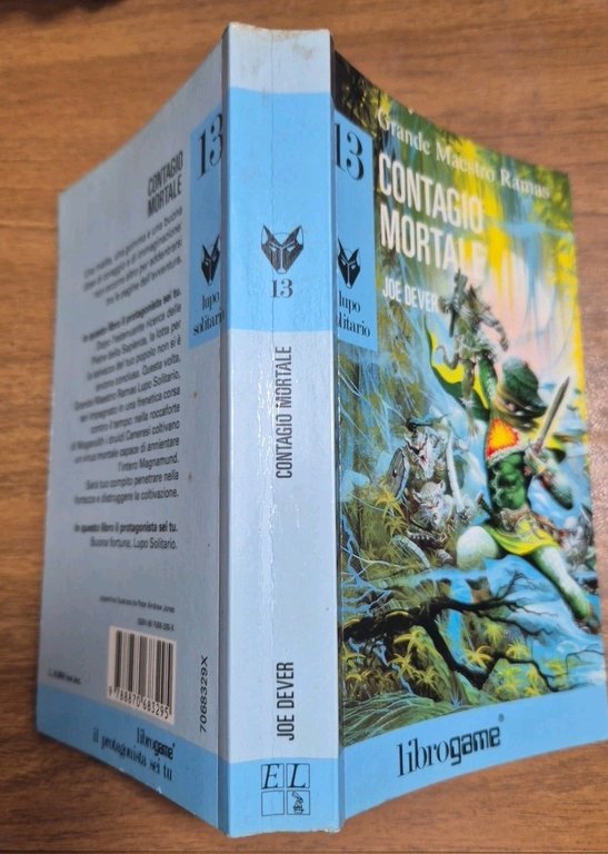 CONTAGIO MORTALE di Joe Dever 1991 E Elle LIBROGAME lupo …