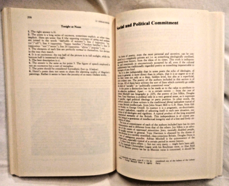 CONTEMPORARY BRITISH POETRY di Francesco Dragosei 1989 Principato Libro poesia
