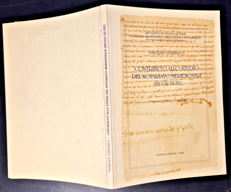 CONTRIBUTO ALLO STUDIO DEL NOTARIATO MERIDIONALE di Pasquale Cordasco 1996 …